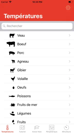 Capture d'écran de Sous Vide °Celsius sur iPhone 1