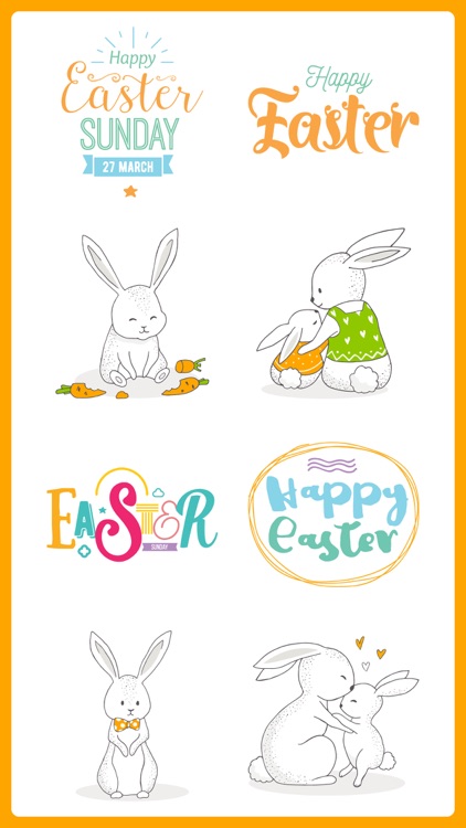 Happy EASTER & Spring Stickers