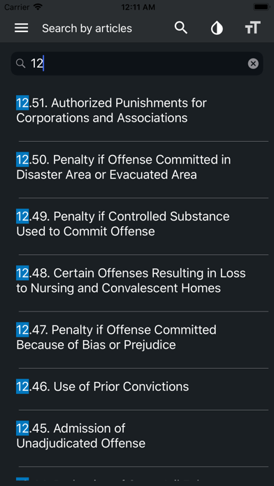 Texas Penal Code 2021 screenshot 4