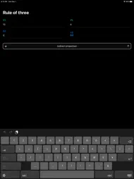Rule of Three - Calculator ipad bilder 1
