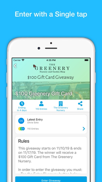 WonUp - Local Giveaways