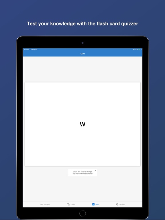 NATO Phonetic Alphabet ICAO iPad screenshot 3 - Education app