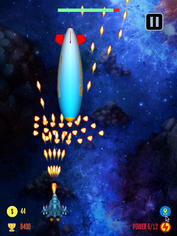 Air Force - Space Shooter iPad screenshot 8 - Games app