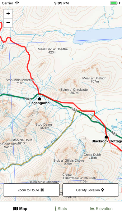 West Highland Way Map screenshot 2