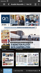 Acadie Nouvelle - Numérique screenshot