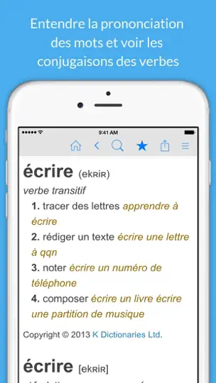 Dictionnaire Français. iPhone-skjermbilde 4