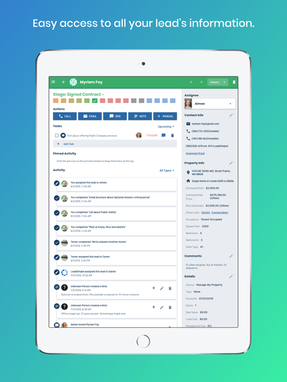 Screenshot #6 pour LeadSimple