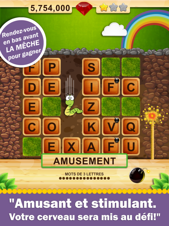 Screenshot #4 pour Word Wow - Help the worm down