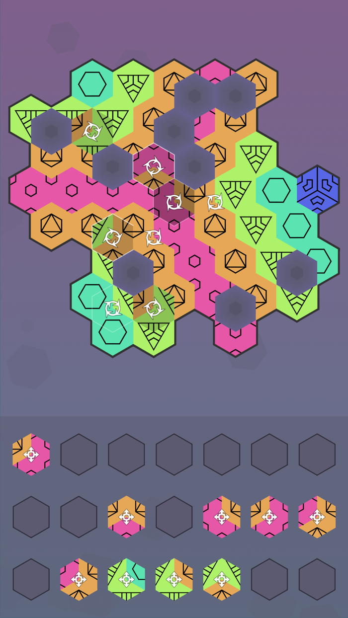 Aurora Hex - Pattern Puzzles