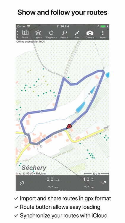 Topo GPS Belgium screenshot-3
