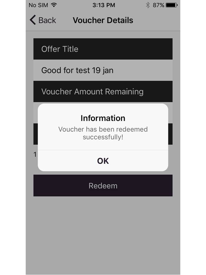 DDB Merchant Redemption