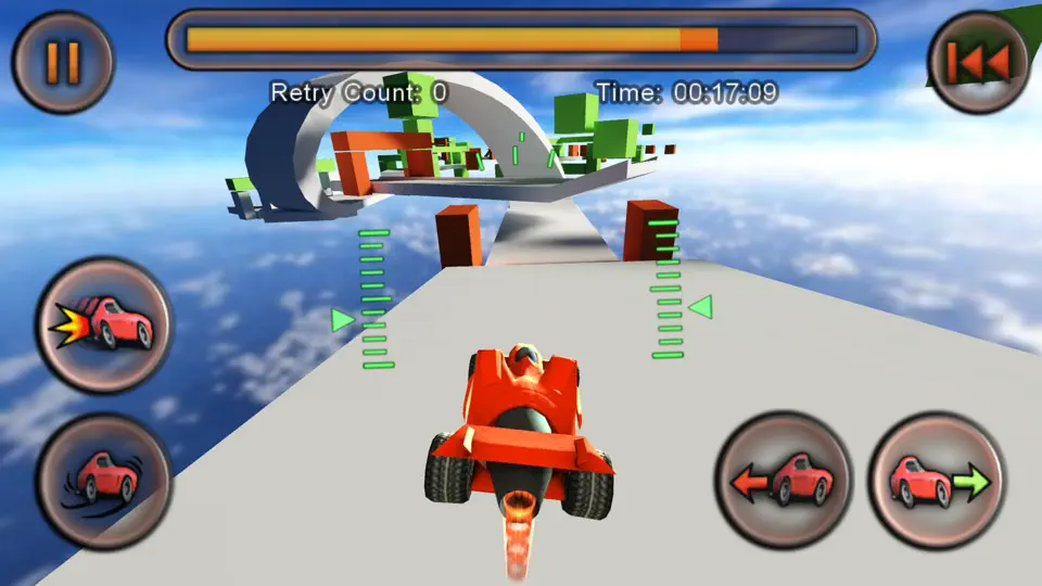 Screenshot von Jet Car Stunts Lite auf dem iPhone 5