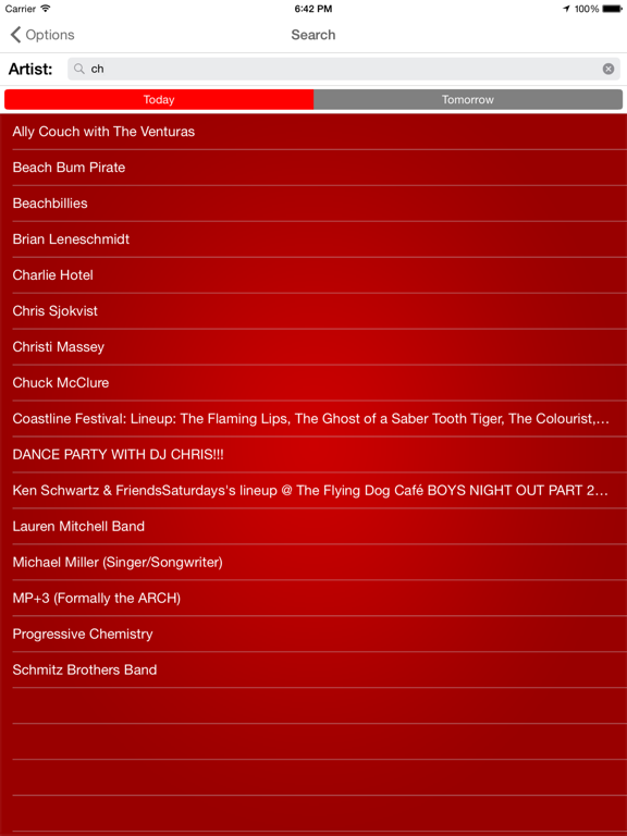GoTonight Mobile iPad screenshot 4 - Entertainment app