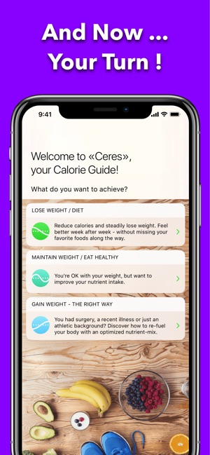 Ceres: Calorie Guide Diet Plan(圖9)-速報App