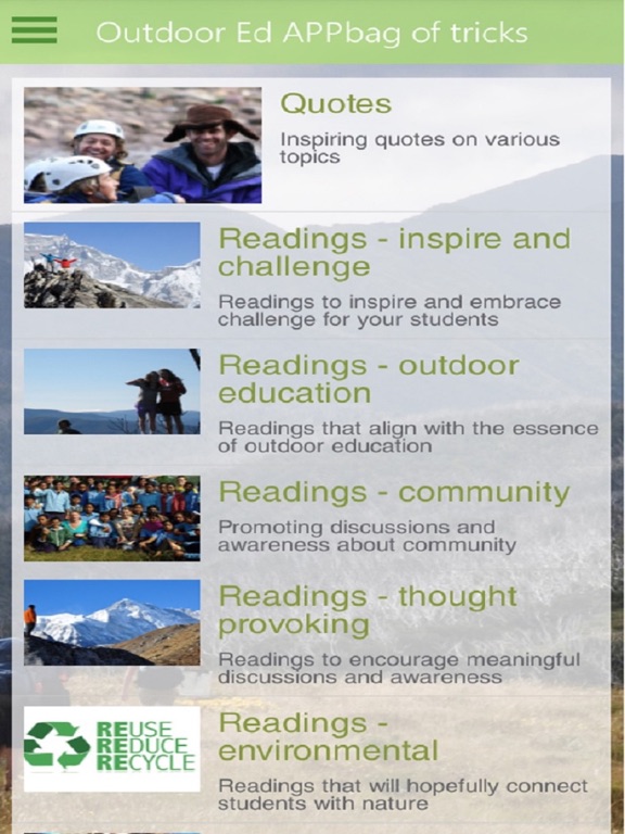 Screenshot #6 pour Outdoor Ed APPbag of Tricks