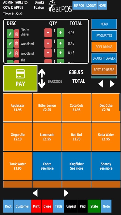 eatPOS UK Screenshot