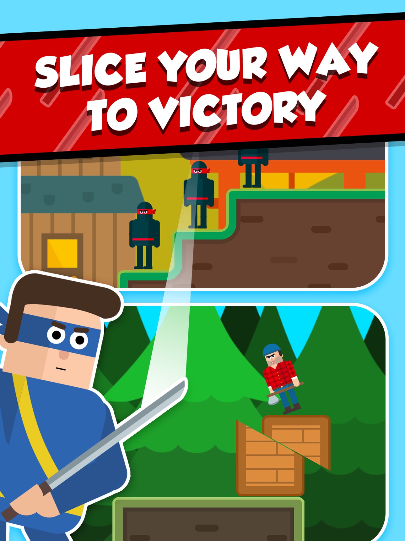 Screenshot 12 of Mr Ninja - Slicey Puzzles