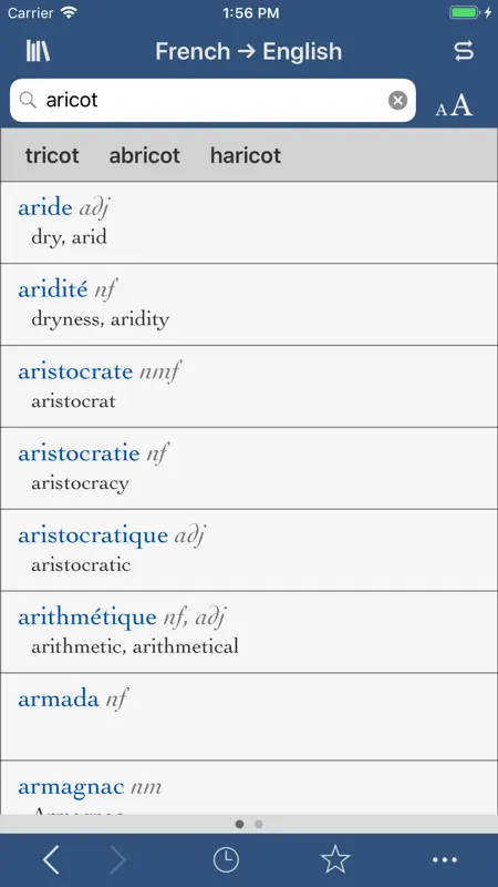 Collins-Robert Concise screenshot 5 of 5