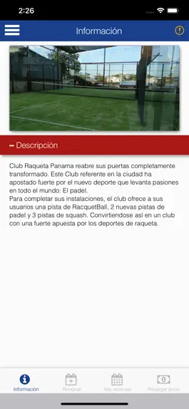 Game screenshot Club Raqueta Panama mod apk