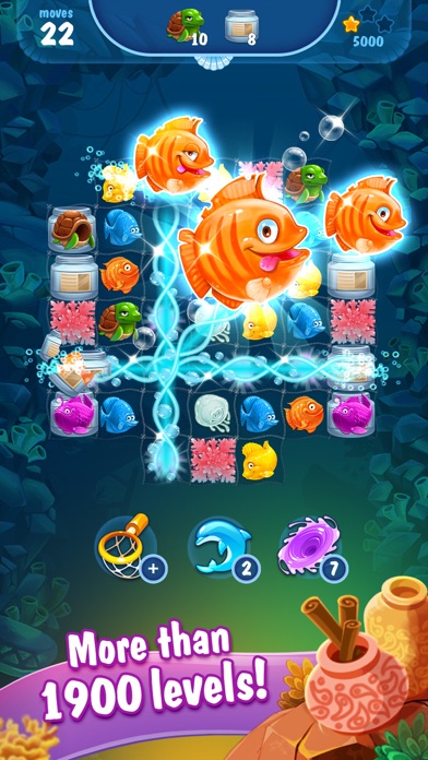 Screenshot #2 pour Mermaid - puzzle match-3