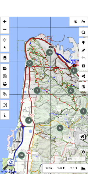 Israel Hiking Map(圖1)-速報App