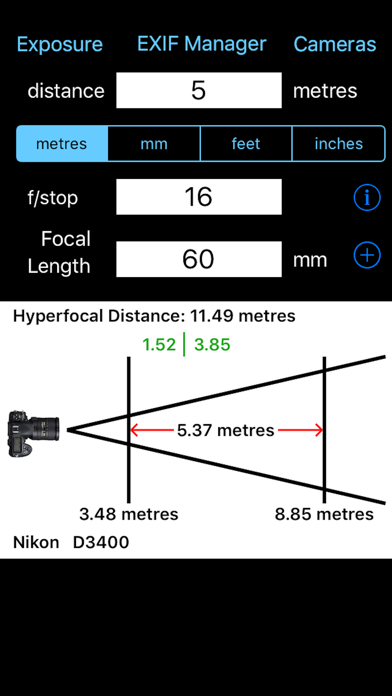 Depth Of Field Calculatorのおすすめ画像3