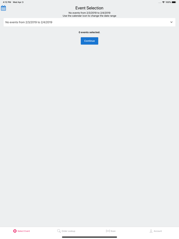 Tix - TixScan iPad screenshot 2 - Business app