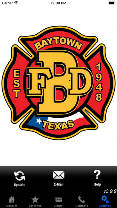 Baytown Fire Department Screenshot