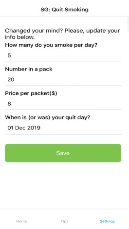 Game screenshot Goal to Quit Smoking hack