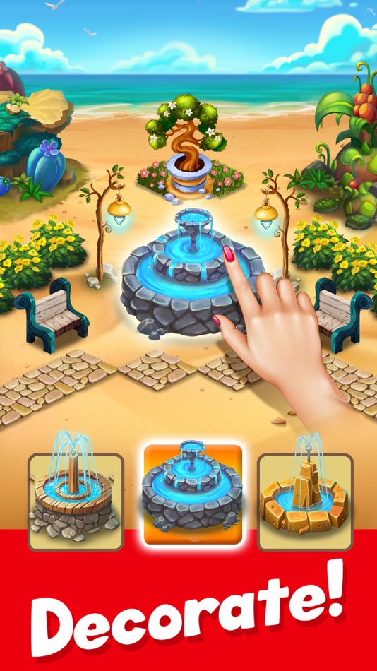 #2. Tropic Trouble Match 3 Builder (iOS) 来自: Qublix