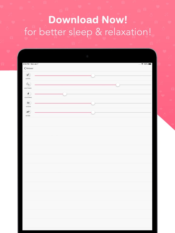Relaxer - Relax & Sleep Sound iPad screenshot