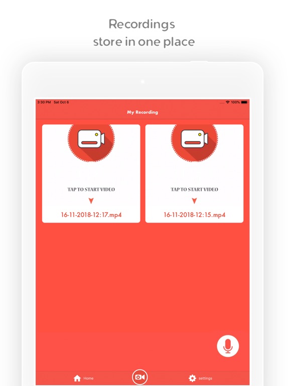 Screenshot #6 pour Full Screen Video Recorder