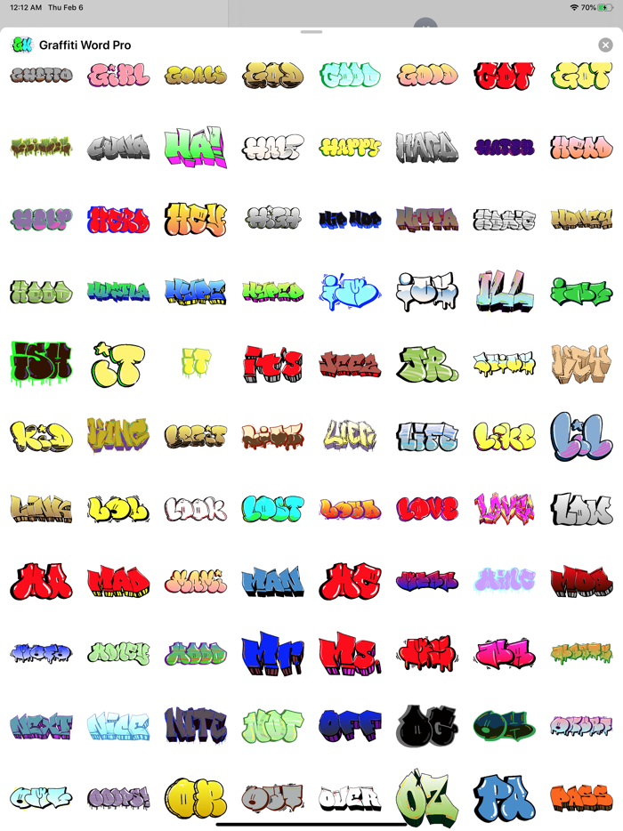GRAFFITI WORD PRO