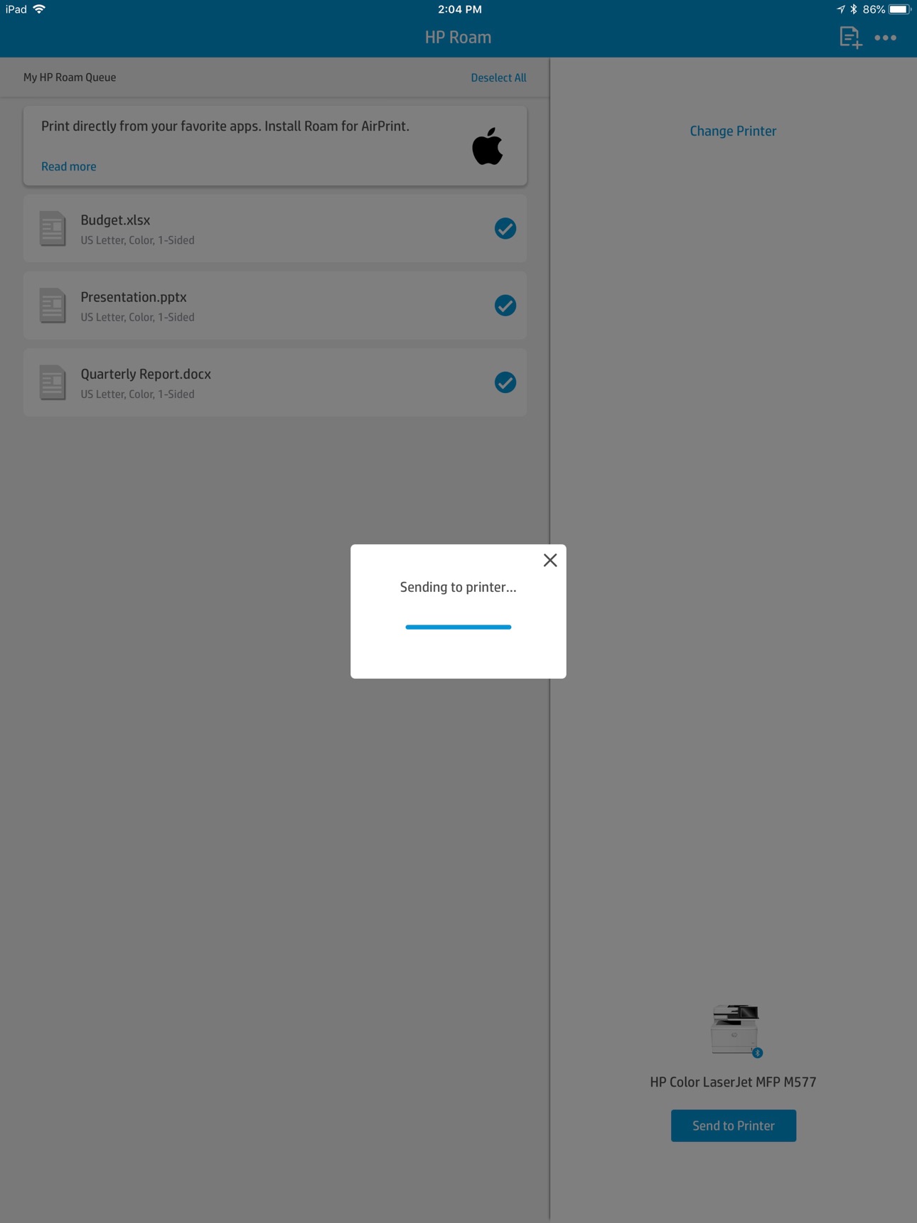 Screenshot 8 of HP Roam