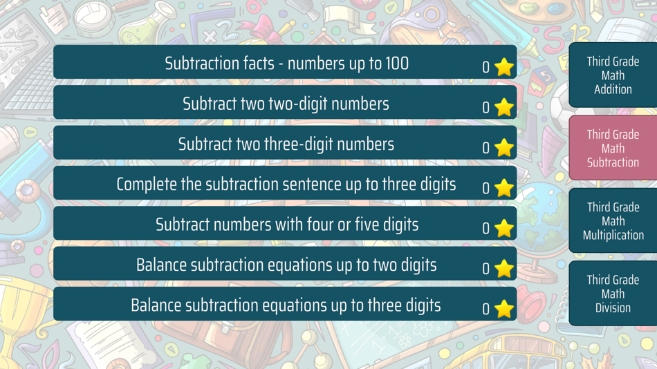 #2. Third Grade Math Trainer (iOS) Podle: Sergey Malugin