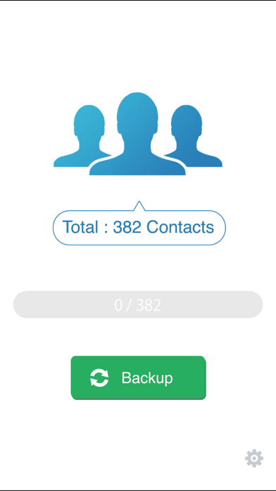 My Contacts Backup Screenshot