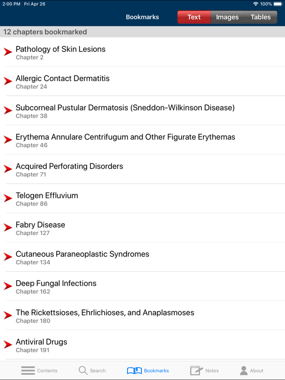Fitzpatrick's Dermatology, 9/E iPad screenshot