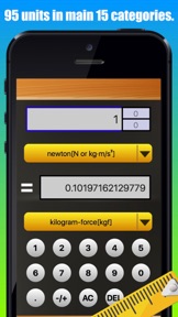 Unit of measurement converter screenshot