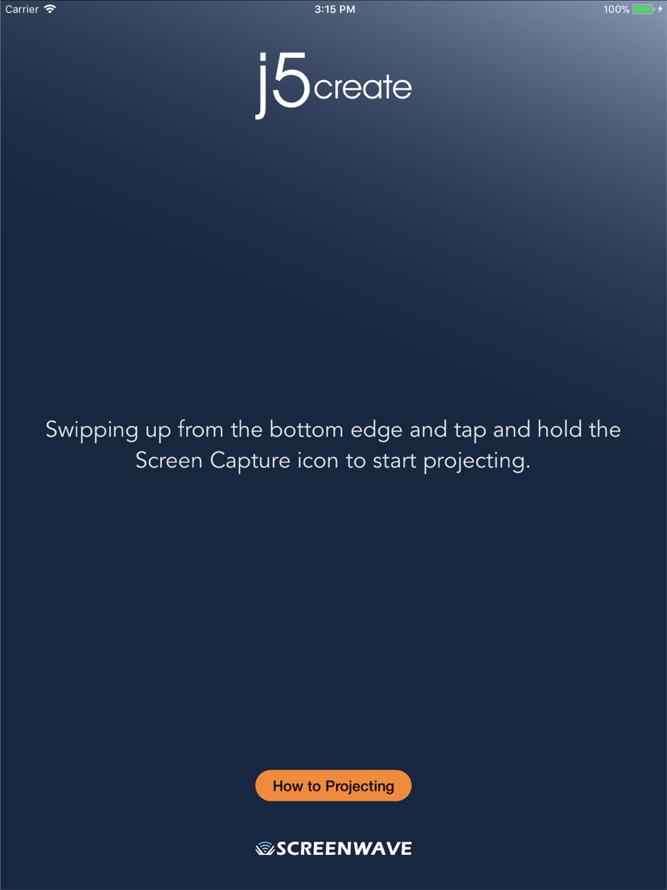iPad screenshot