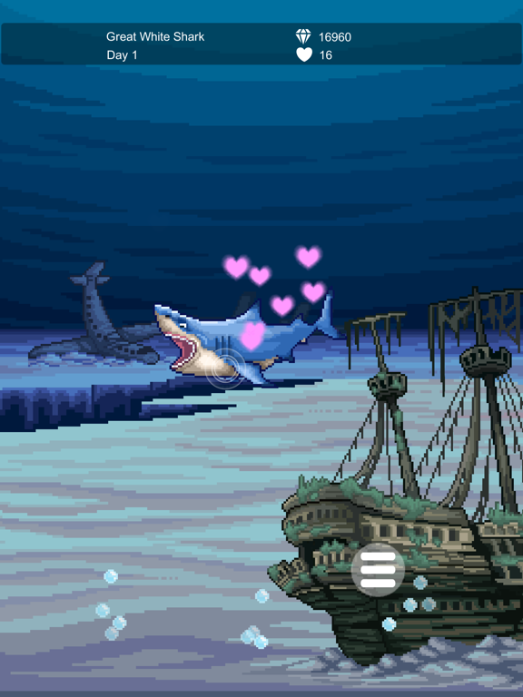 Shark -  Grow with a tap iPad screenshot