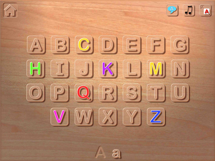 Alphabet English ABC Wooden