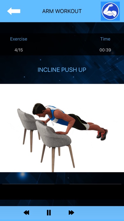 Arm Workout at Home with music