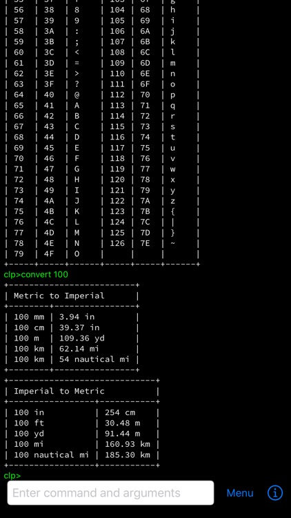 Command Line Program