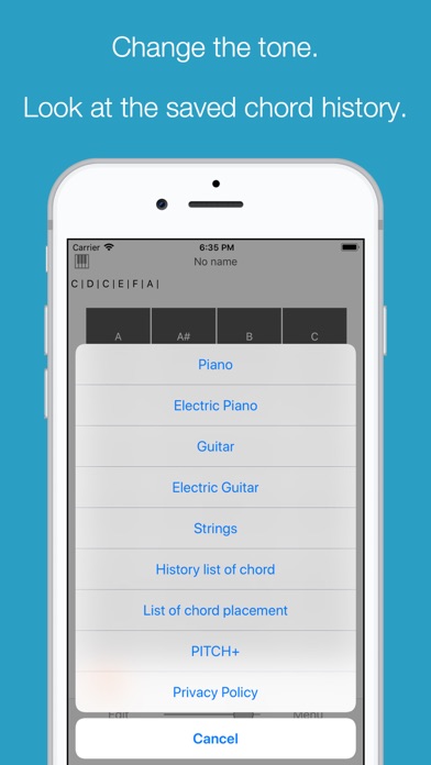 My Chord - easy play chord Screenshot