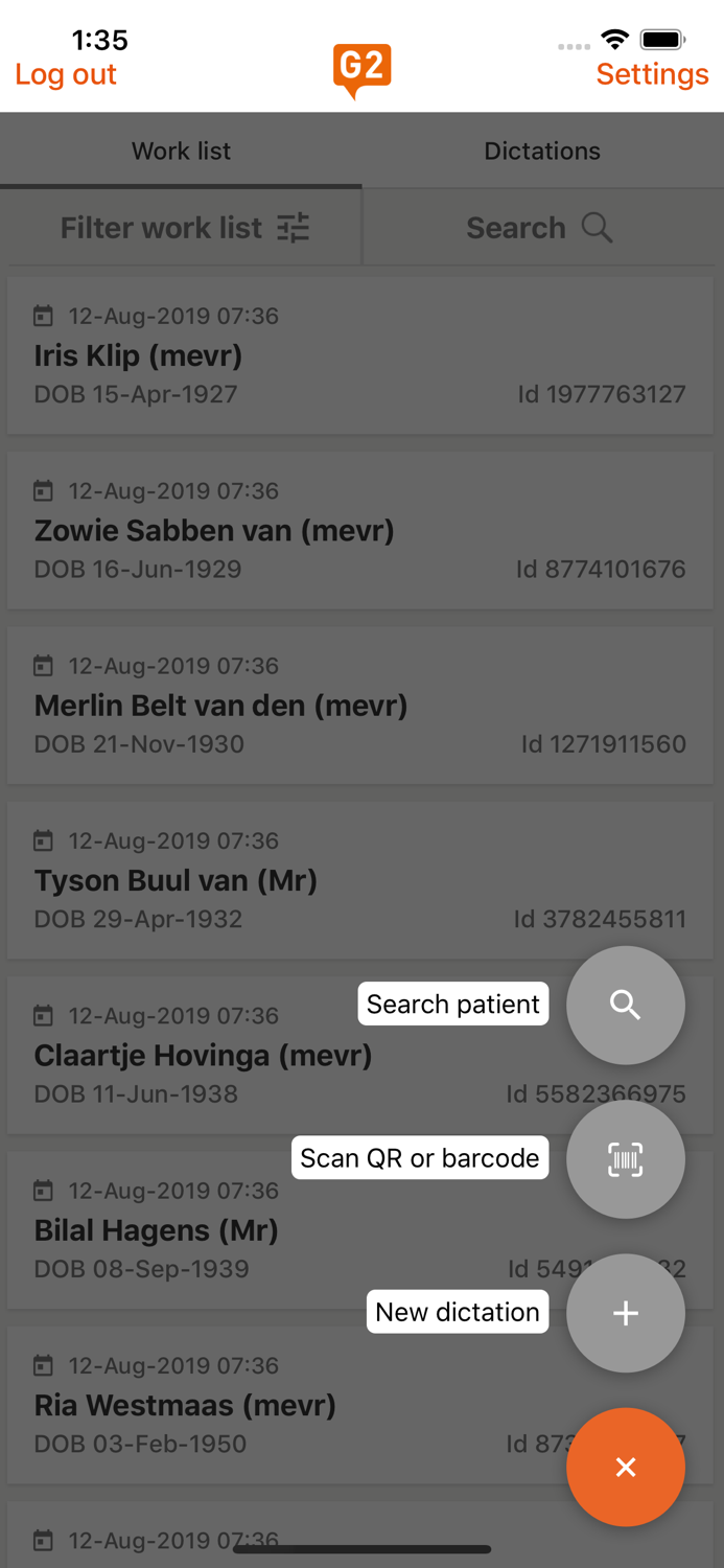 G2 Mobile – Digital Dictation
