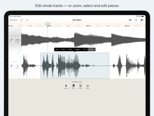 Hokusai Audio Editor on the App Store