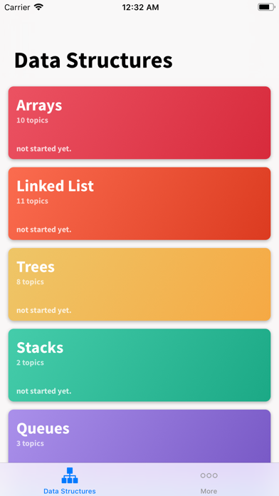Screenshot #1 pour Data Structures