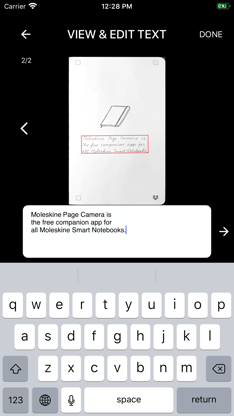Moleskine Page Camera screenshot 5
