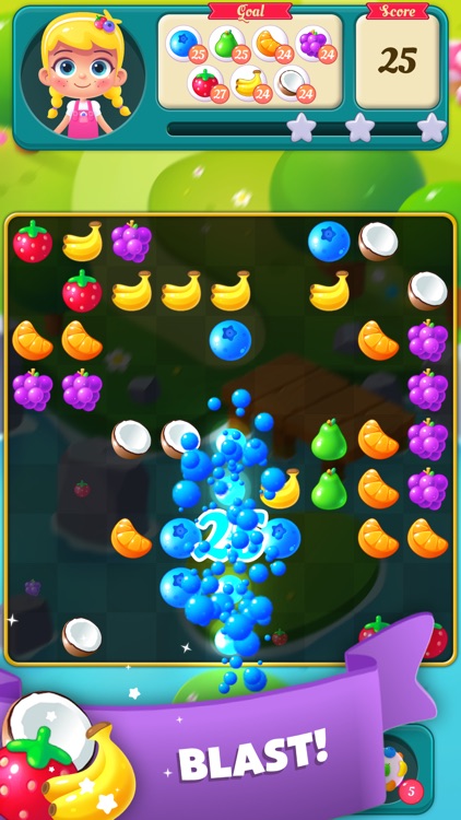 Fruit Blast - Match 5 Colors