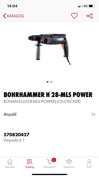 Würth Schweiz screenshot-3